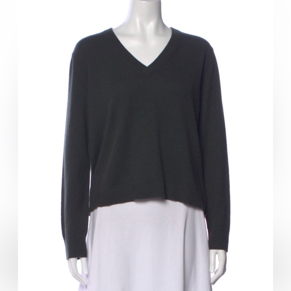 Jenni Kayne Sweaters - Jenni Kayne Green-Grey Cashmere Sweater